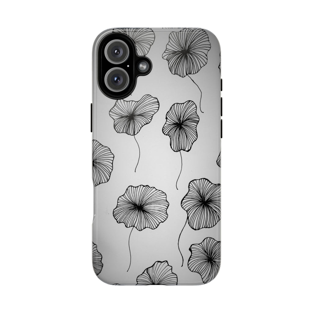 Floral Sketch Tough Phone Case