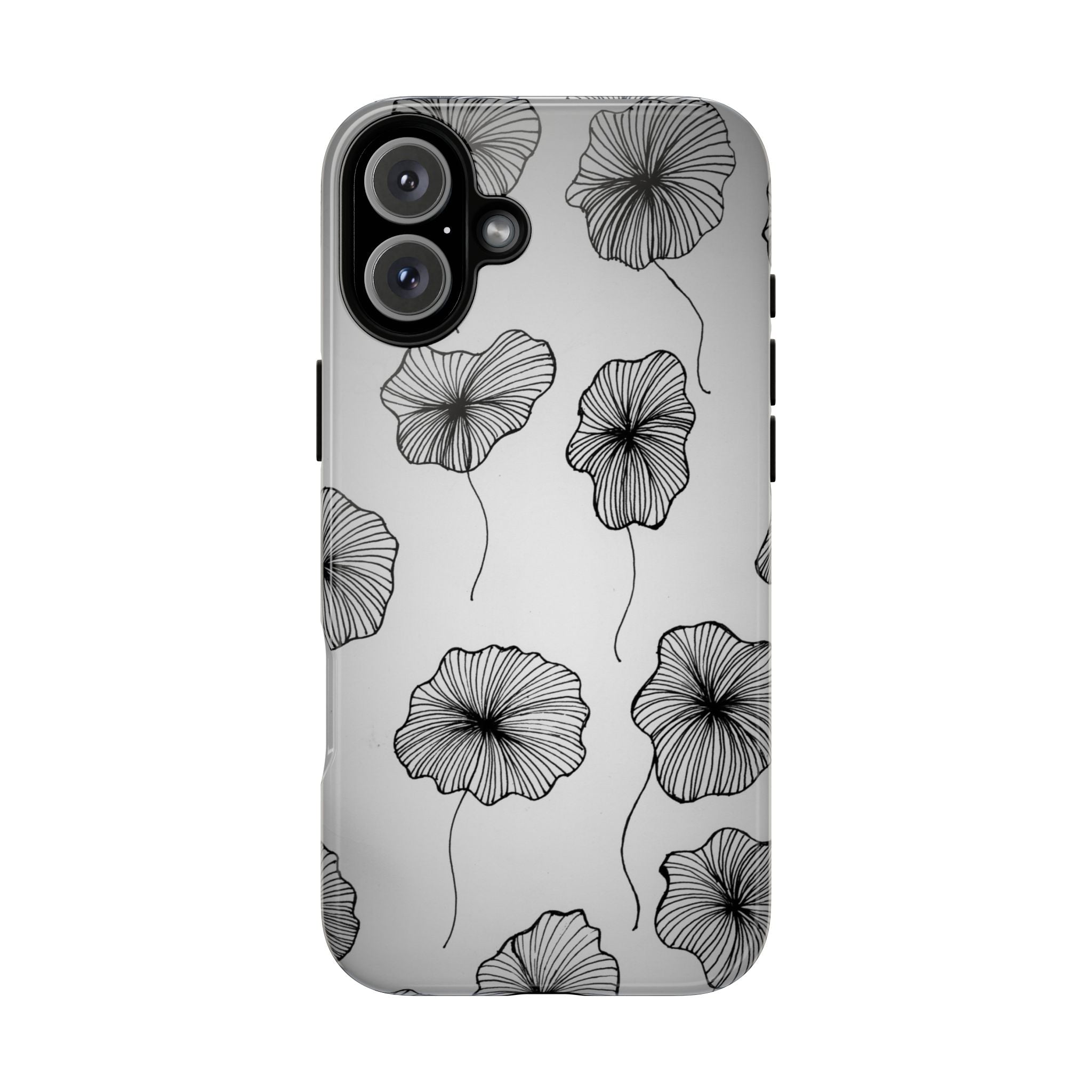 Floral Sketch Tough Phone Case