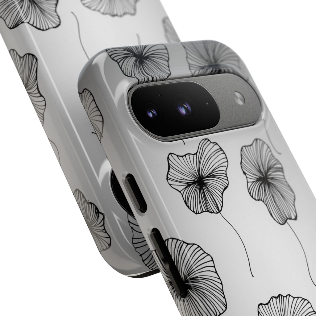 Floral Sketch Tough Phone Case