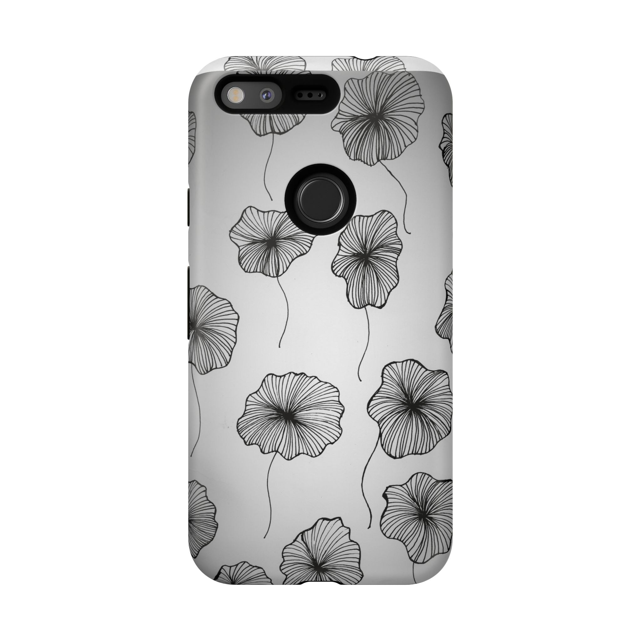Floral Sketch Tough Phone Case