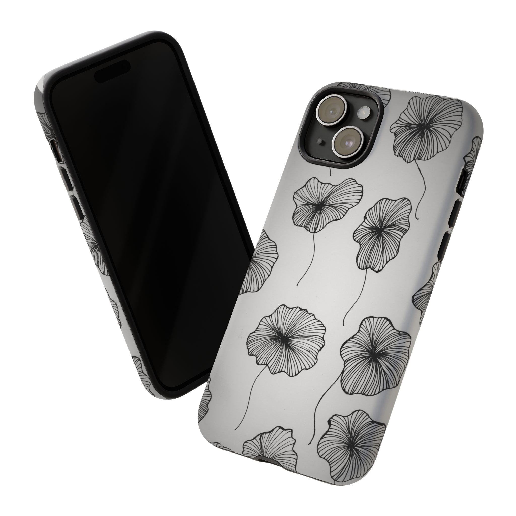 Floral Sketch Tough Phone Case