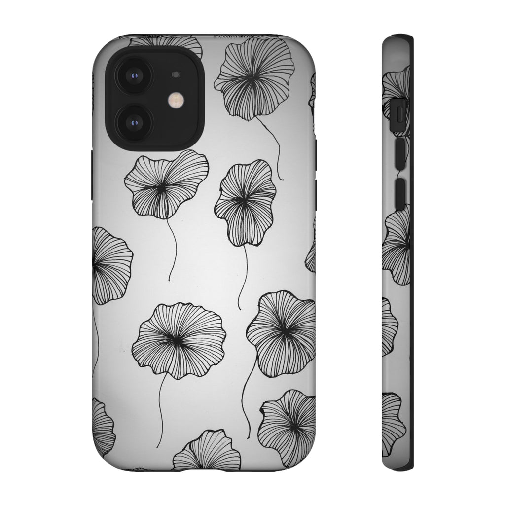 Floral Sketch Tough Phone Case