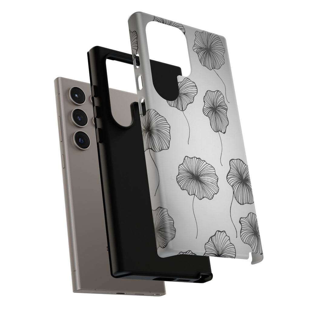 Floral Sketch Tough Phone Case