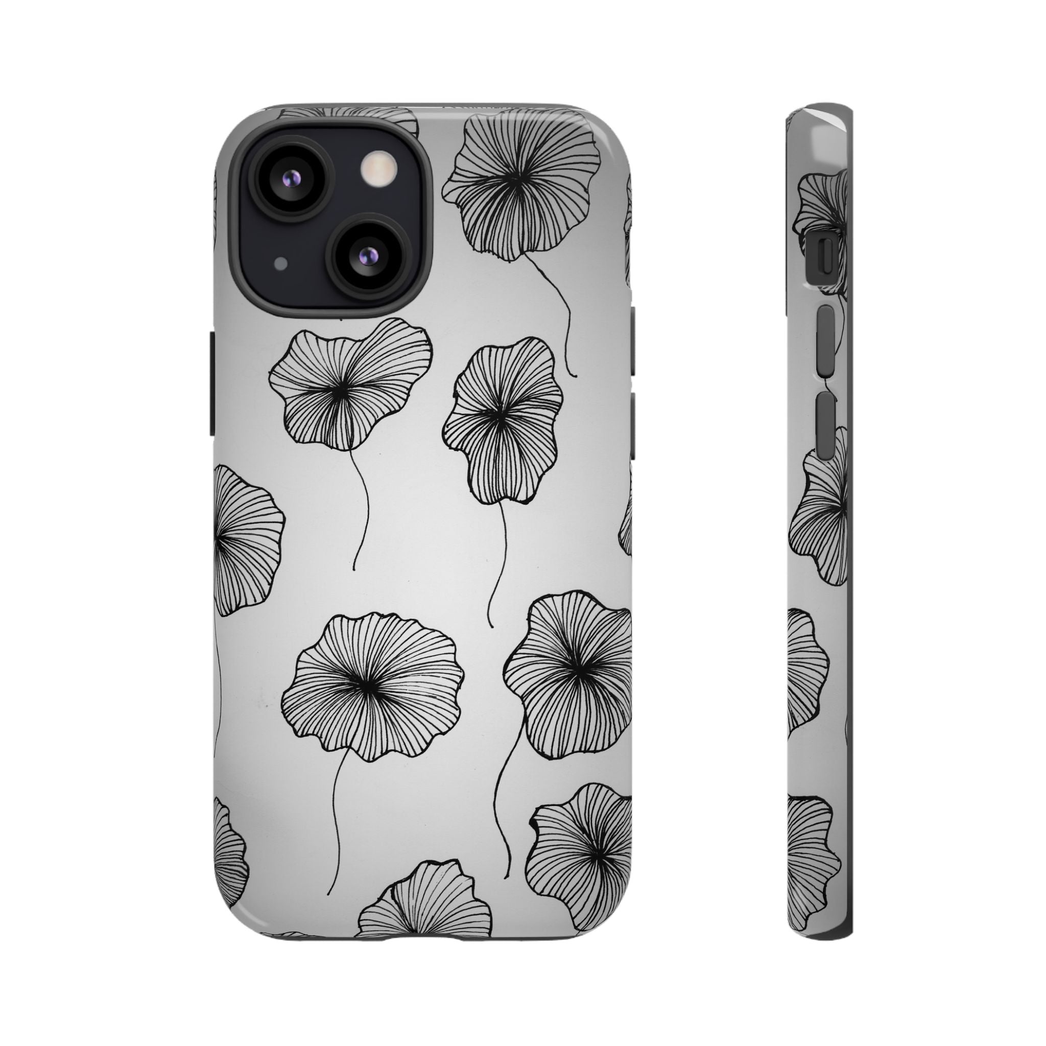 Floral Sketch Tough Phone Case