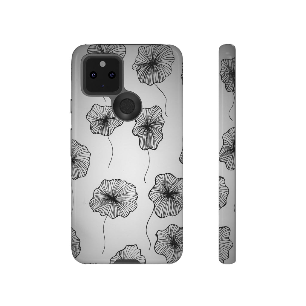 Floral Sketch Tough Phone Case