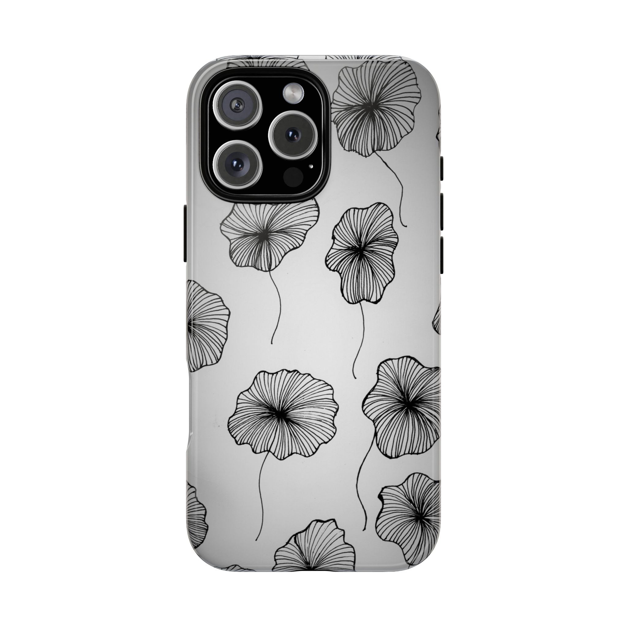 Floral Sketch Tough Phone Case