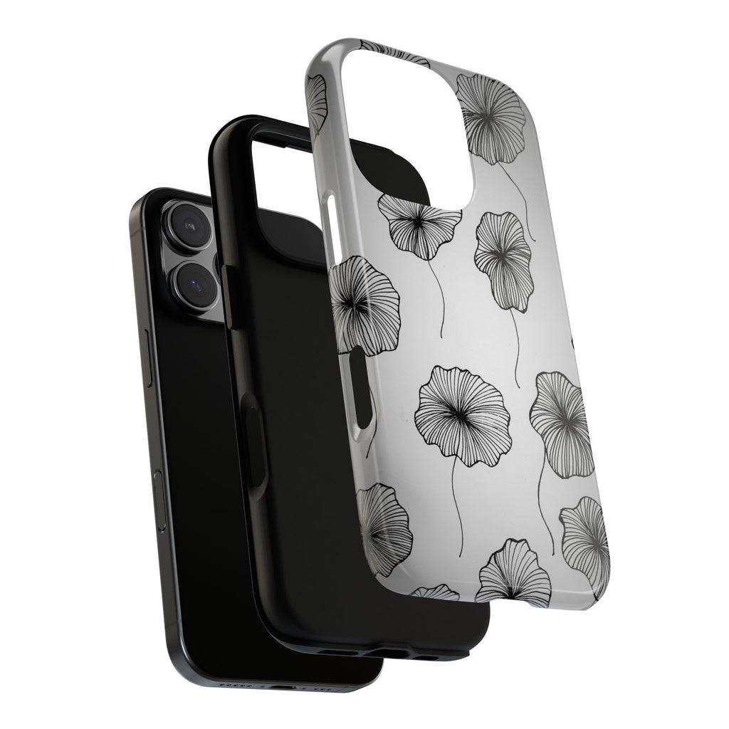 Floral Sketch Tough Phone Case
