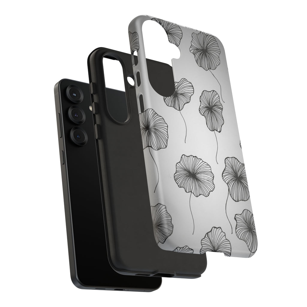 Floral Sketch Tough Phone Case
