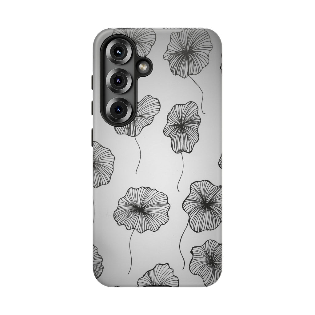 Floral Sketch Tough Phone Case