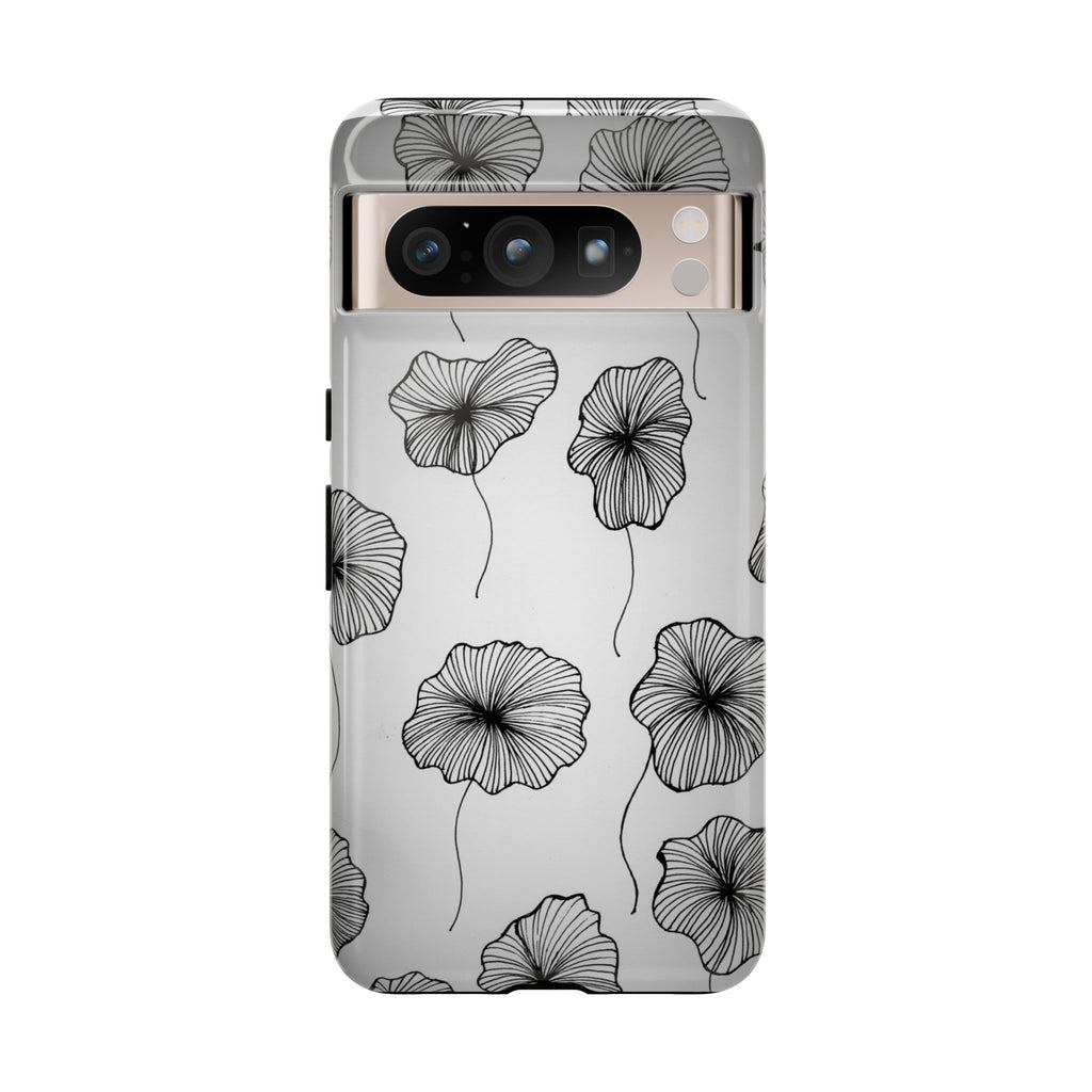 Floral Sketch Tough Phone Case