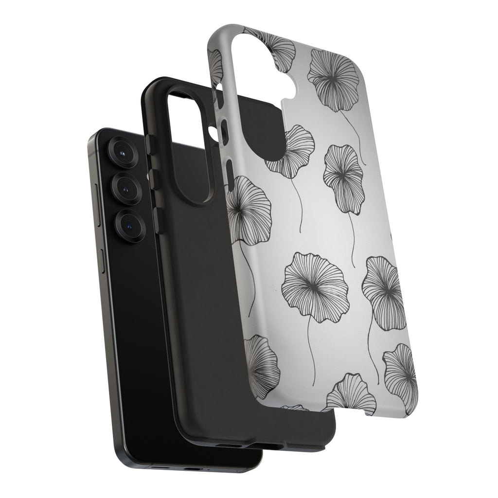 Floral Sketch Tough Phone Case