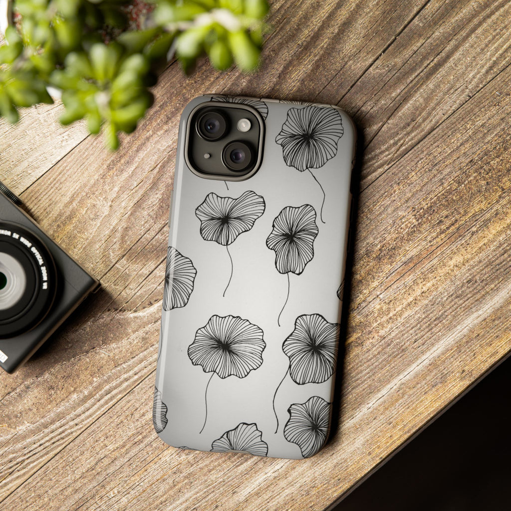 Floral Sketch Tough Phone Case