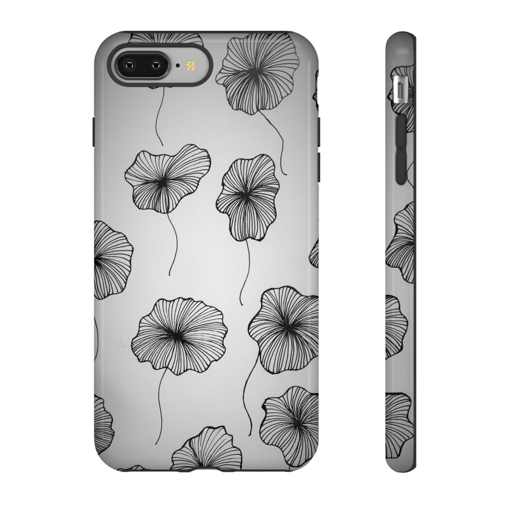 Floral Sketch Tough Phone Case