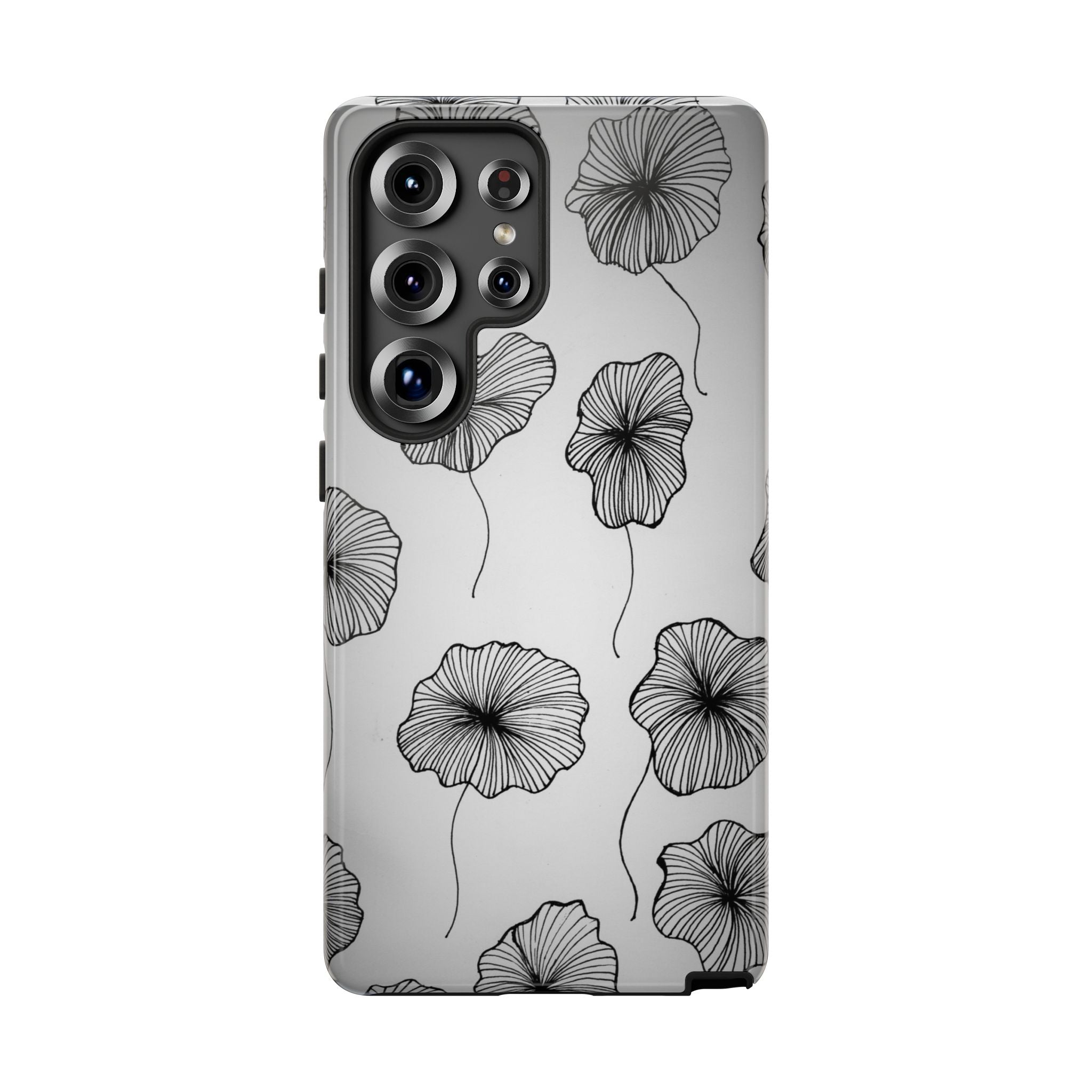 Floral Sketch Tough Phone Case
