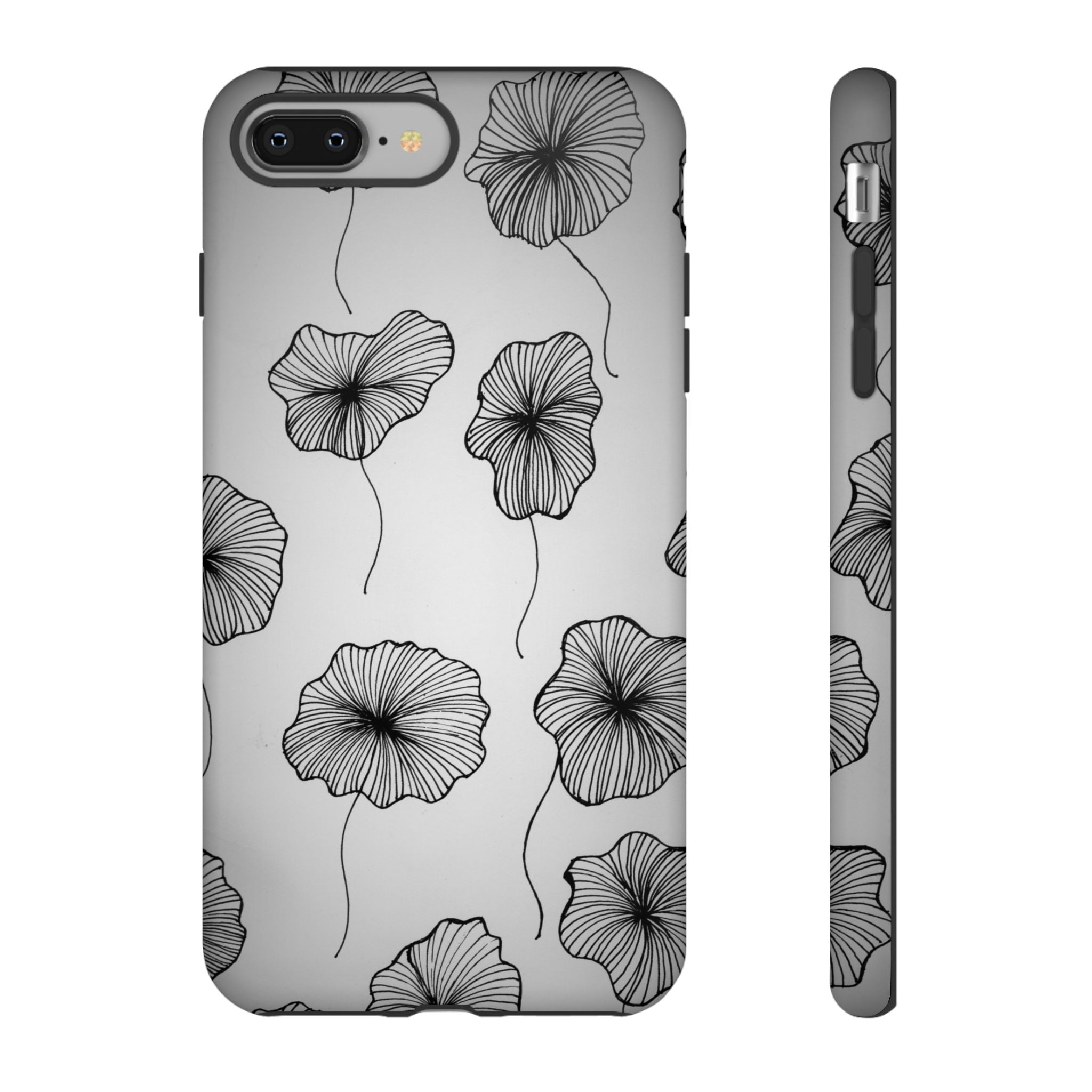 Floral Sketch Tough Phone Case