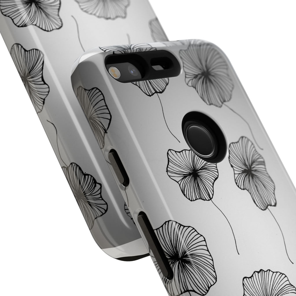 Floral Sketch Tough Phone Case