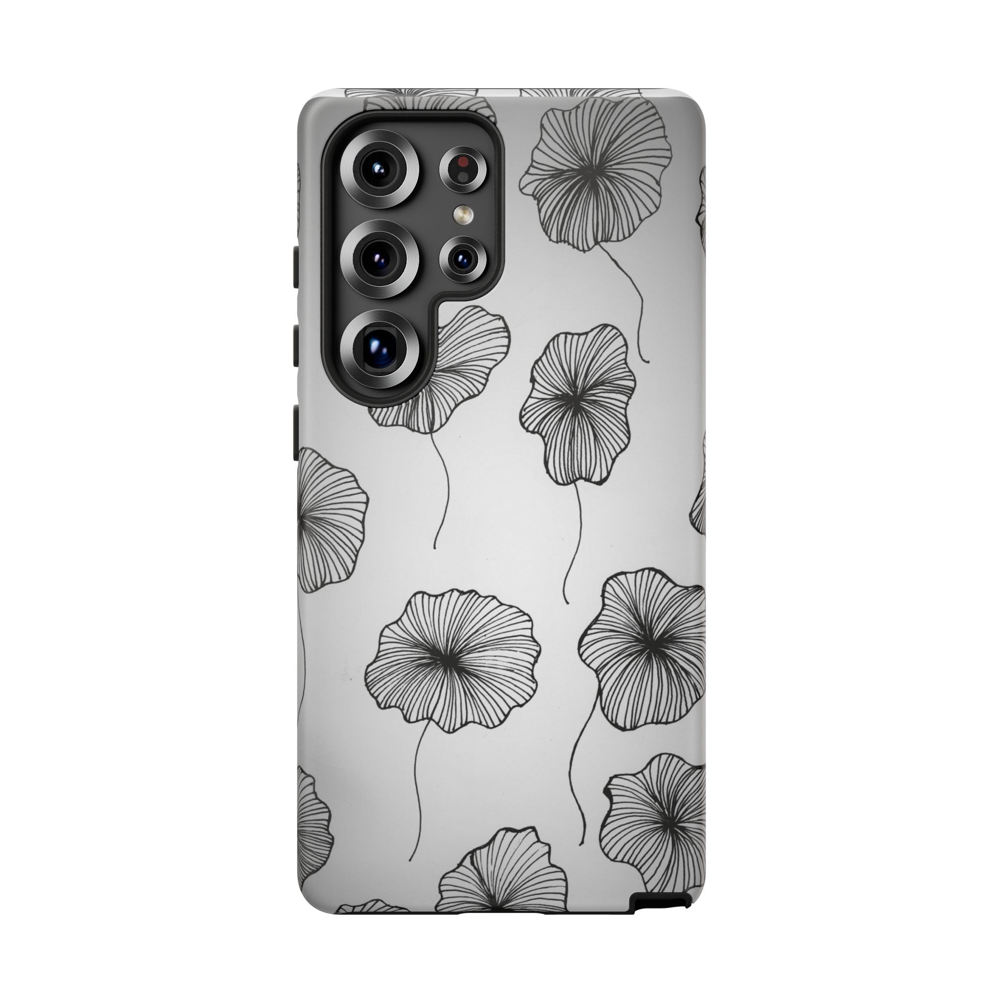 Floral Sketch Tough Phone Case