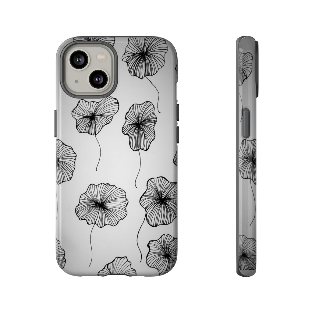 Floral Sketch Tough Phone Case