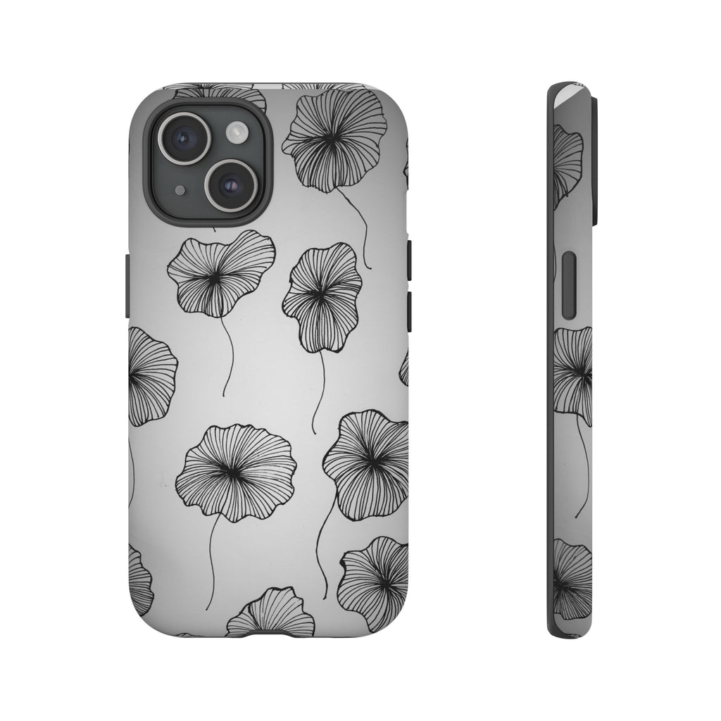 Floral Sketch Tough Phone Case