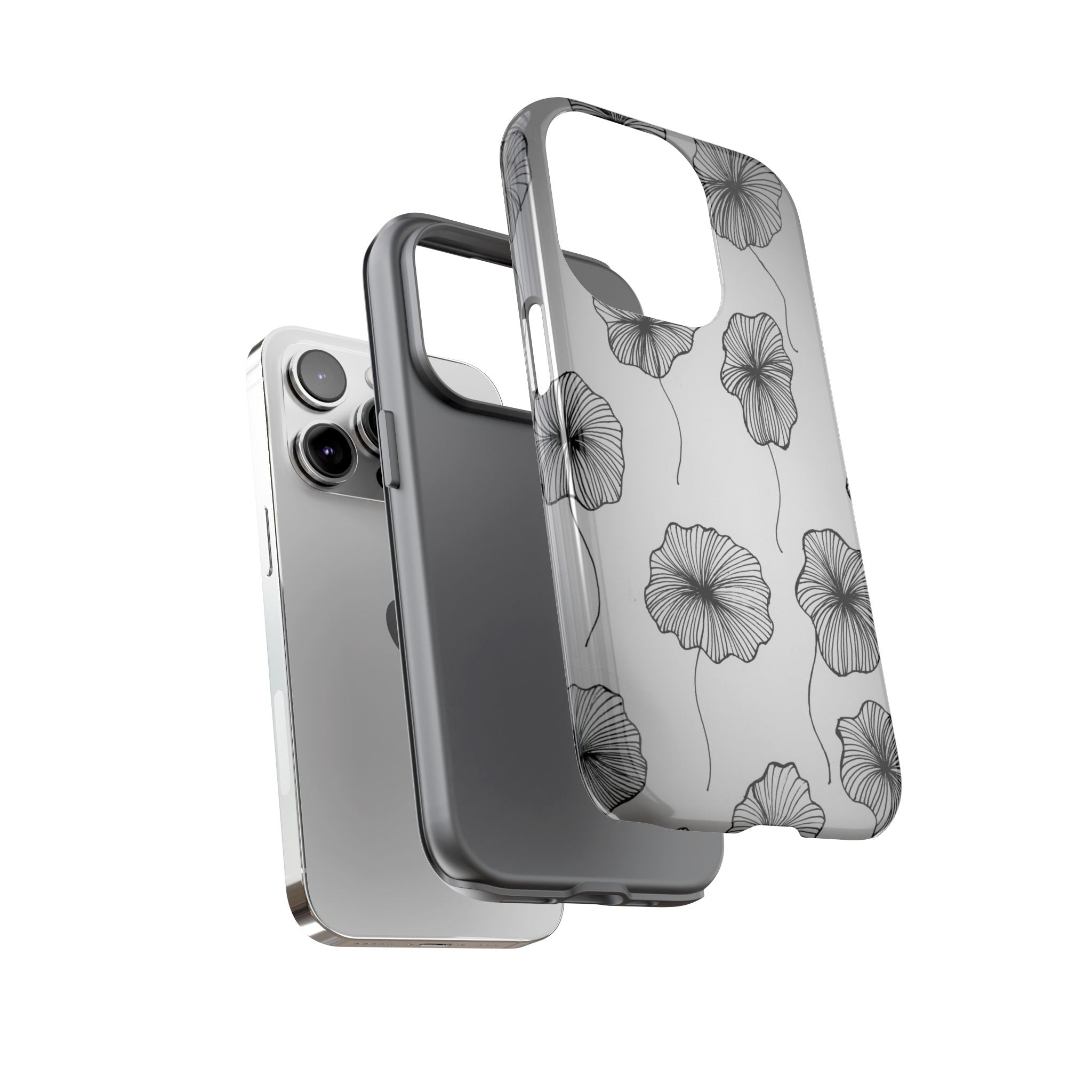 Floral Sketch Tough Phone Case