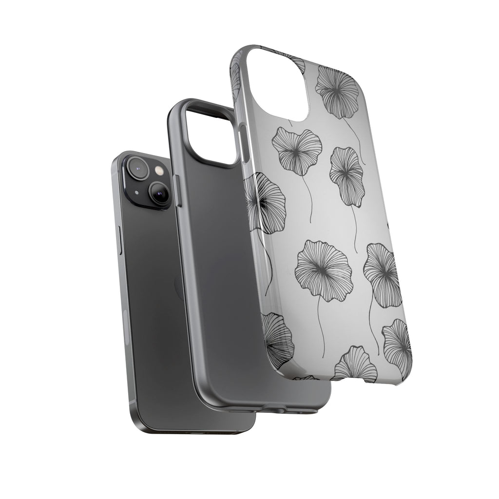 Floral Sketch Tough Phone Case