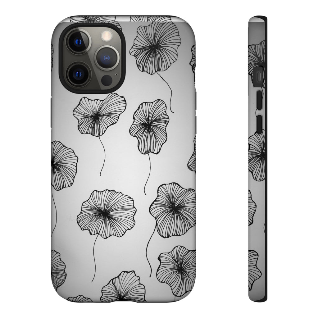 Floral Sketch Tough Phone Case