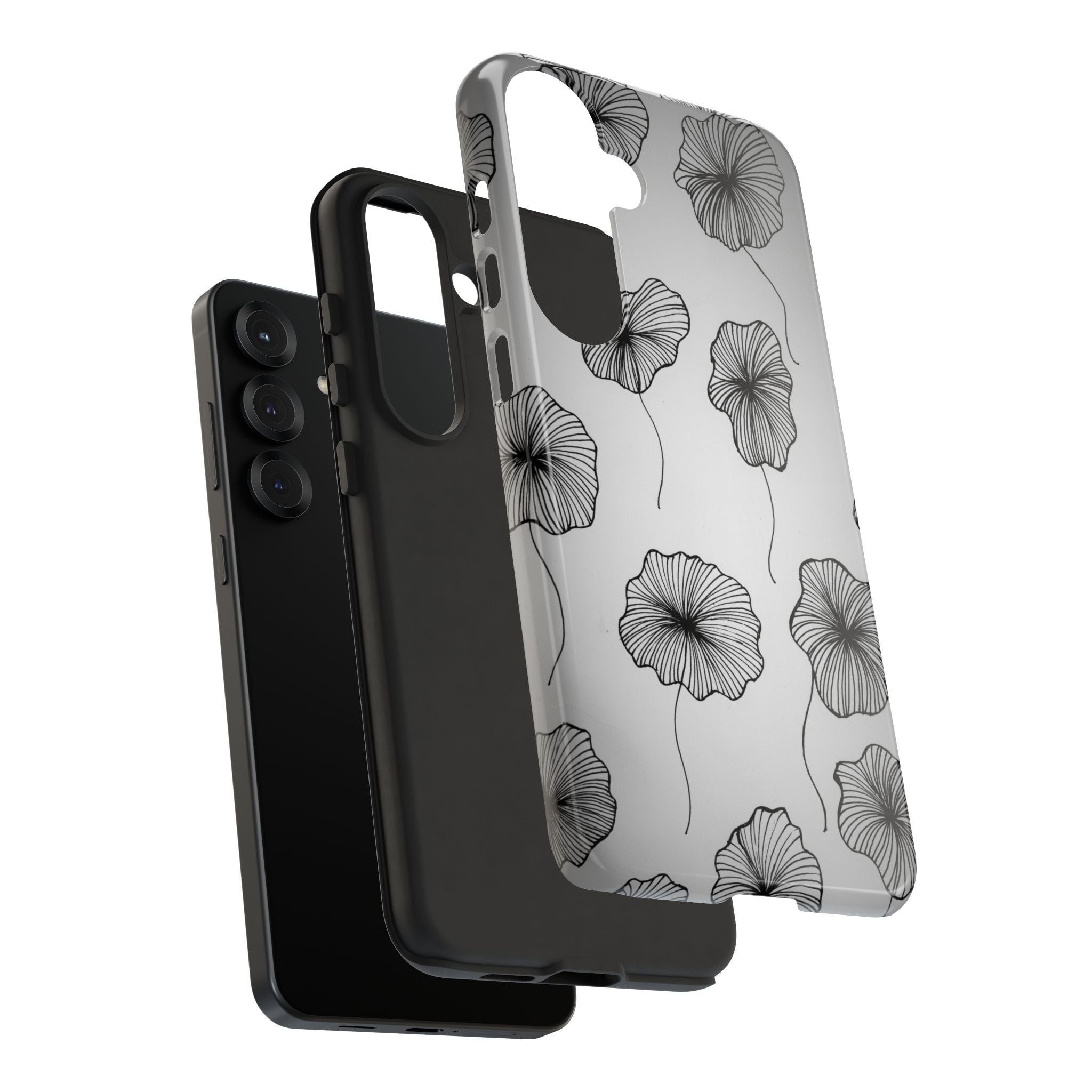 Floral Sketch Tough Phone Case