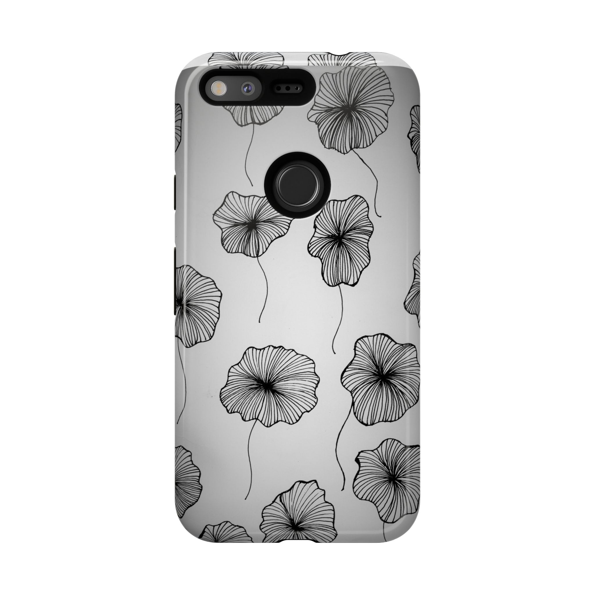 Floral Sketch Tough Phone Case
