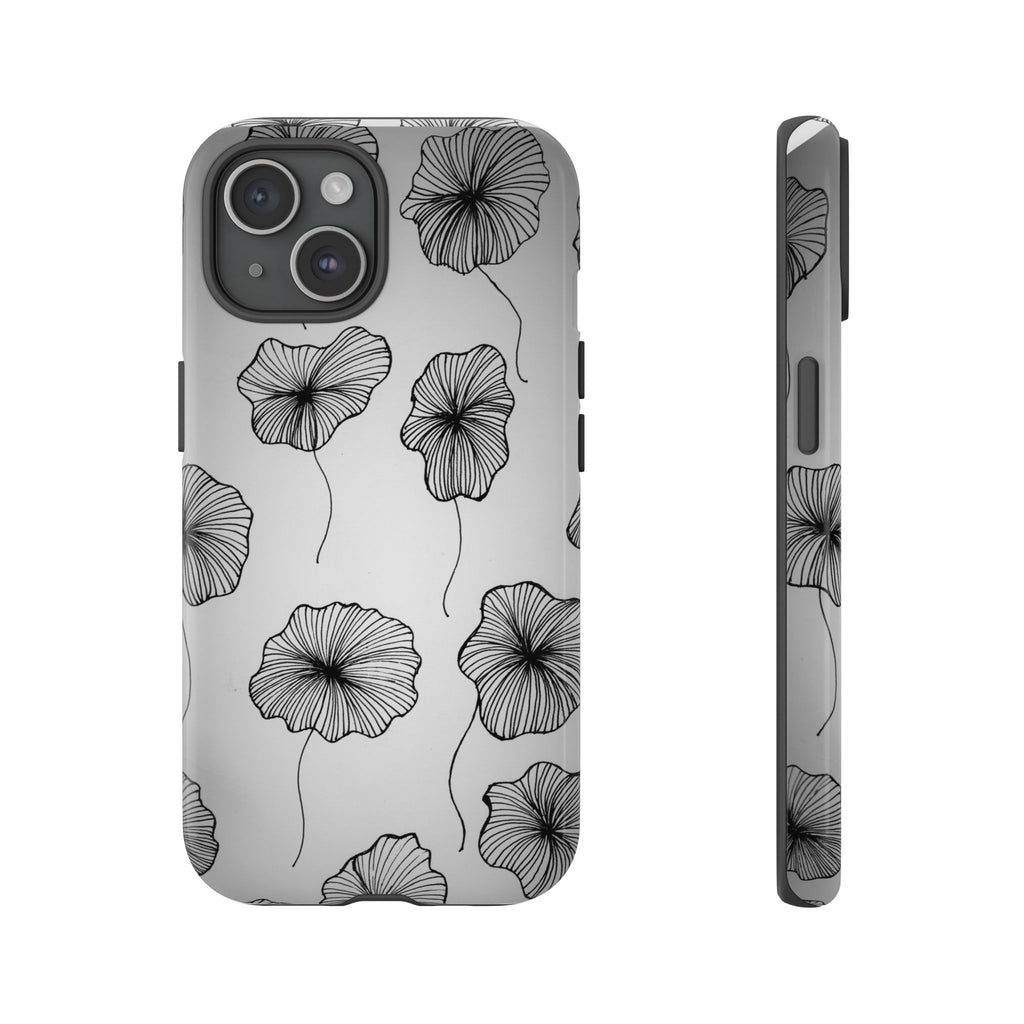Floral Sketch Tough Phone Case