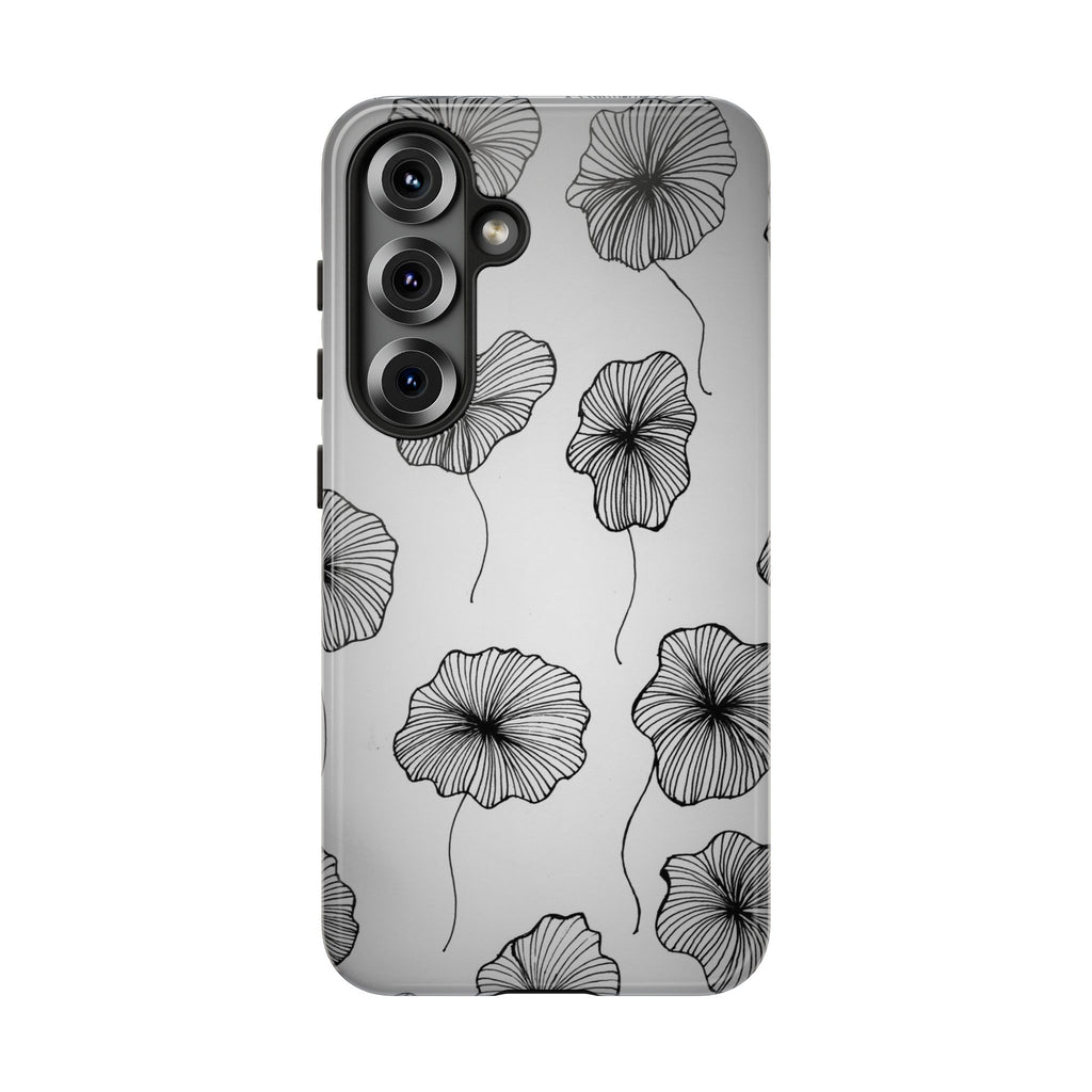 Floral Sketch Tough Phone Case