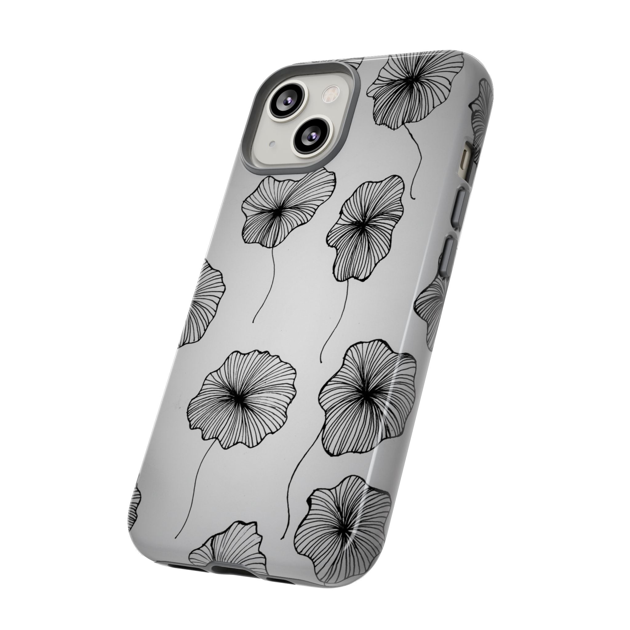 Floral Sketch Tough Phone Case