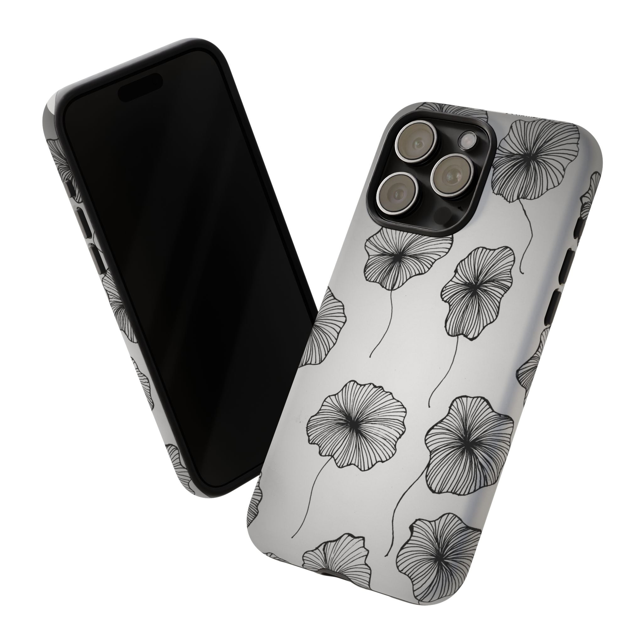 Floral Sketch Tough Phone Case