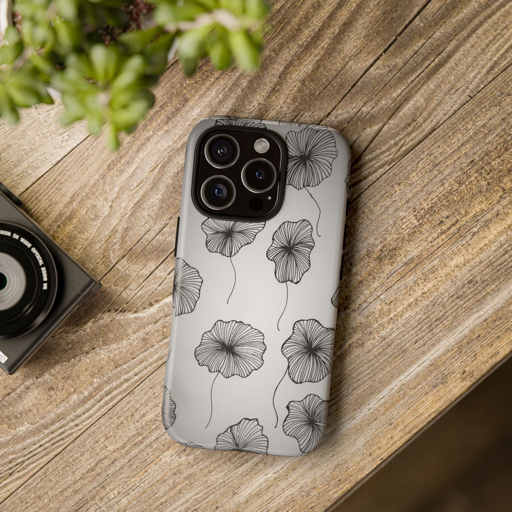 Floral Sketch Tough Phone Case