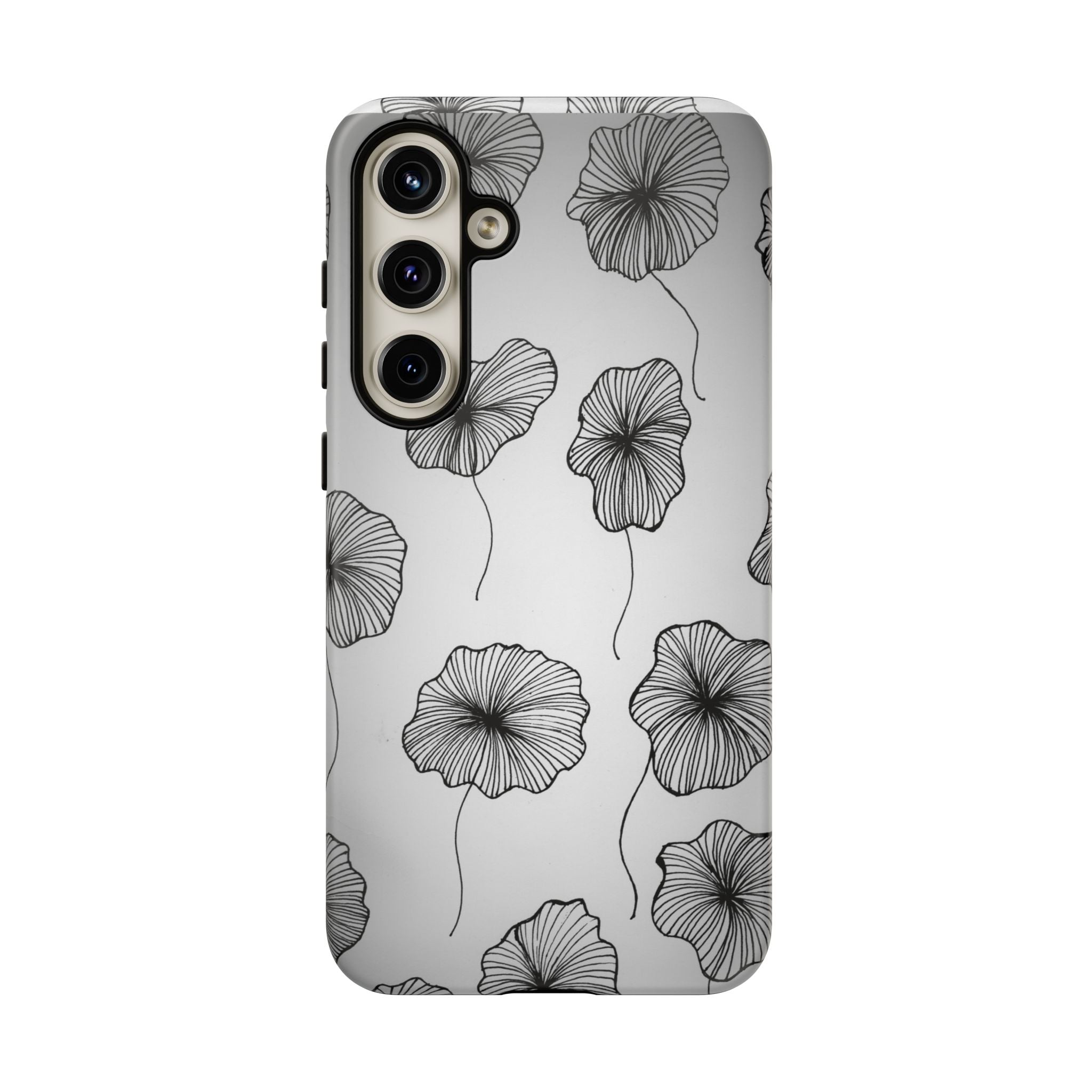 Floral Sketch Tough Phone Case