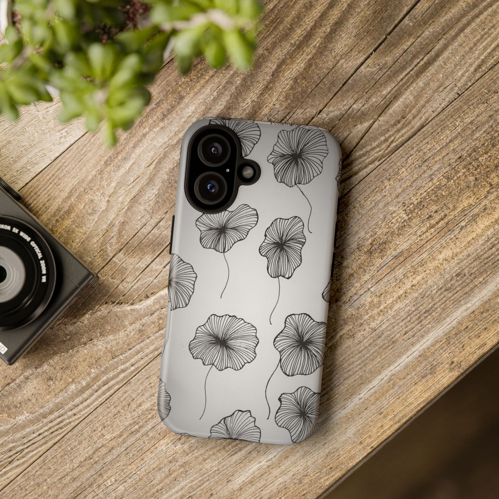 Floral Sketch Tough Phone Case