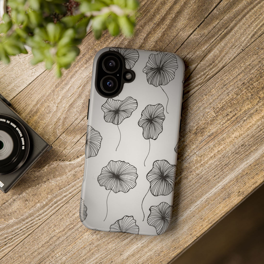 Floral Sketch Tough Phone Case
