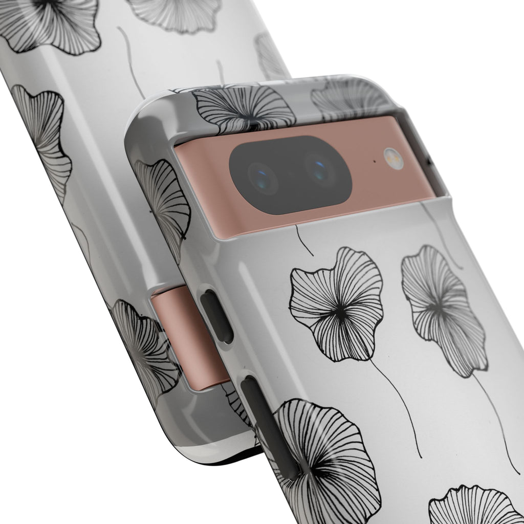 Floral Sketch Tough Phone Case
