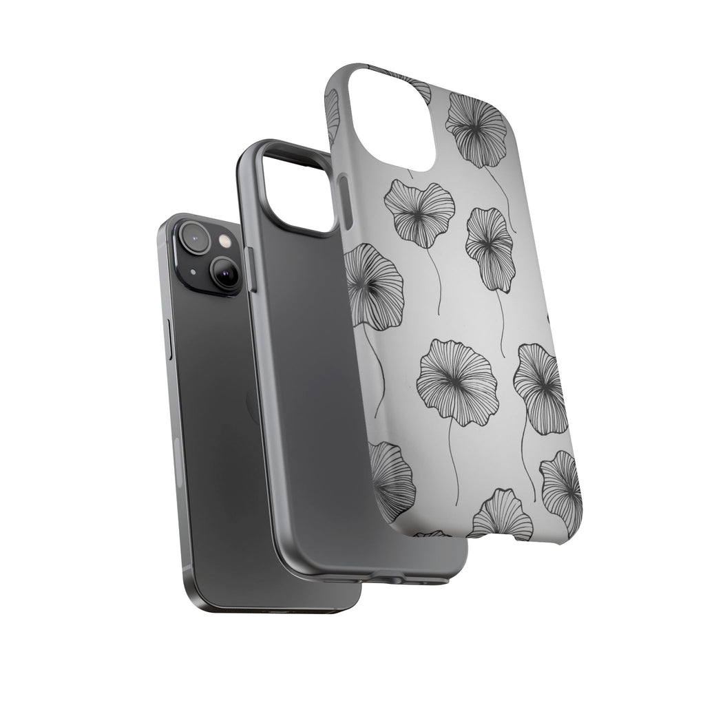 Floral Sketch Tough Phone Case