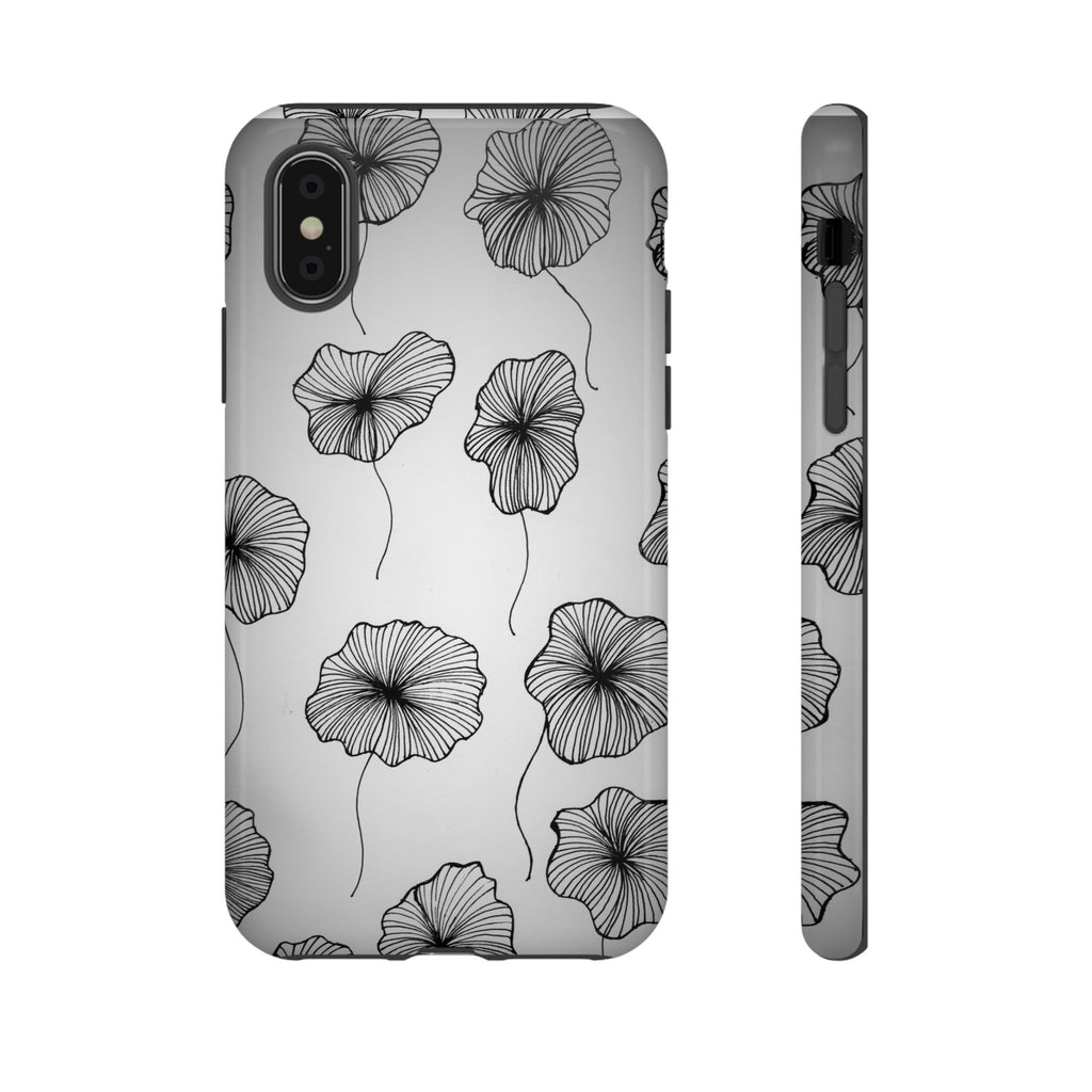 Floral Sketch Tough Phone Case