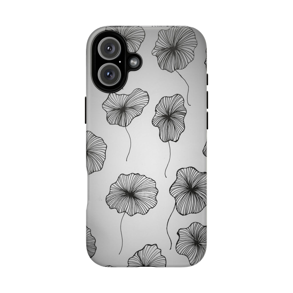 Floral Sketch Tough Phone Case