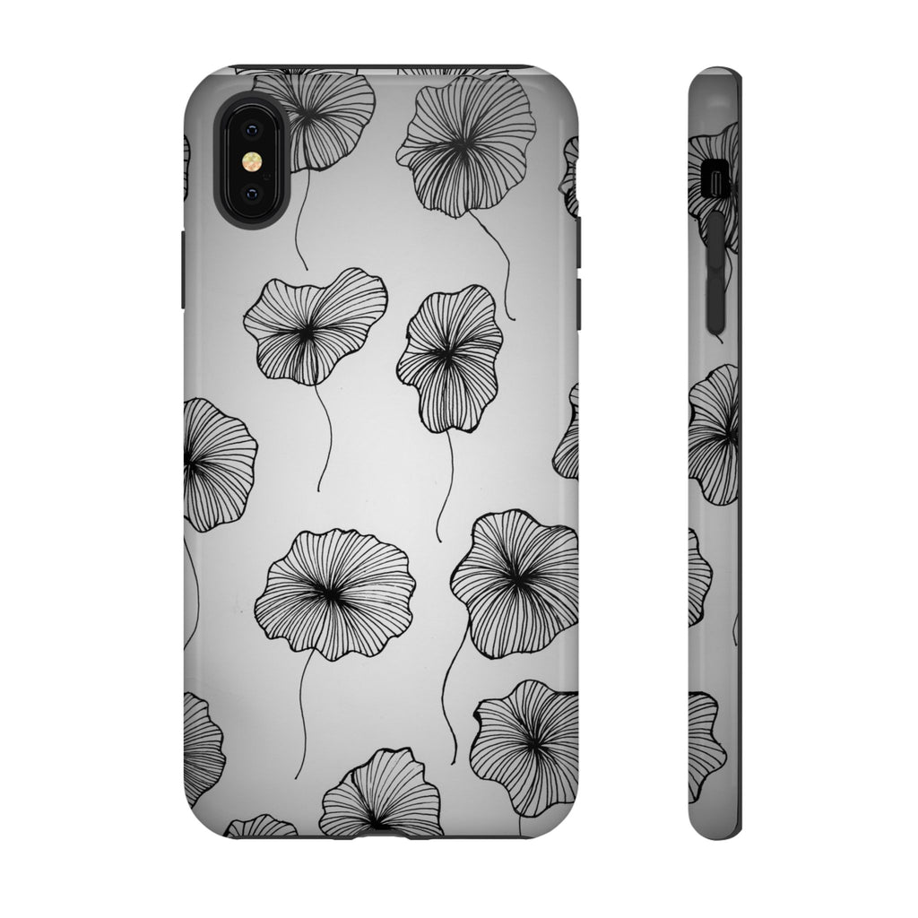 Floral Sketch Tough Phone Case