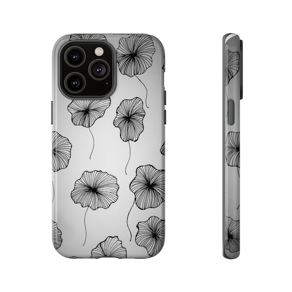 Floral Sketch Tough Phone Case