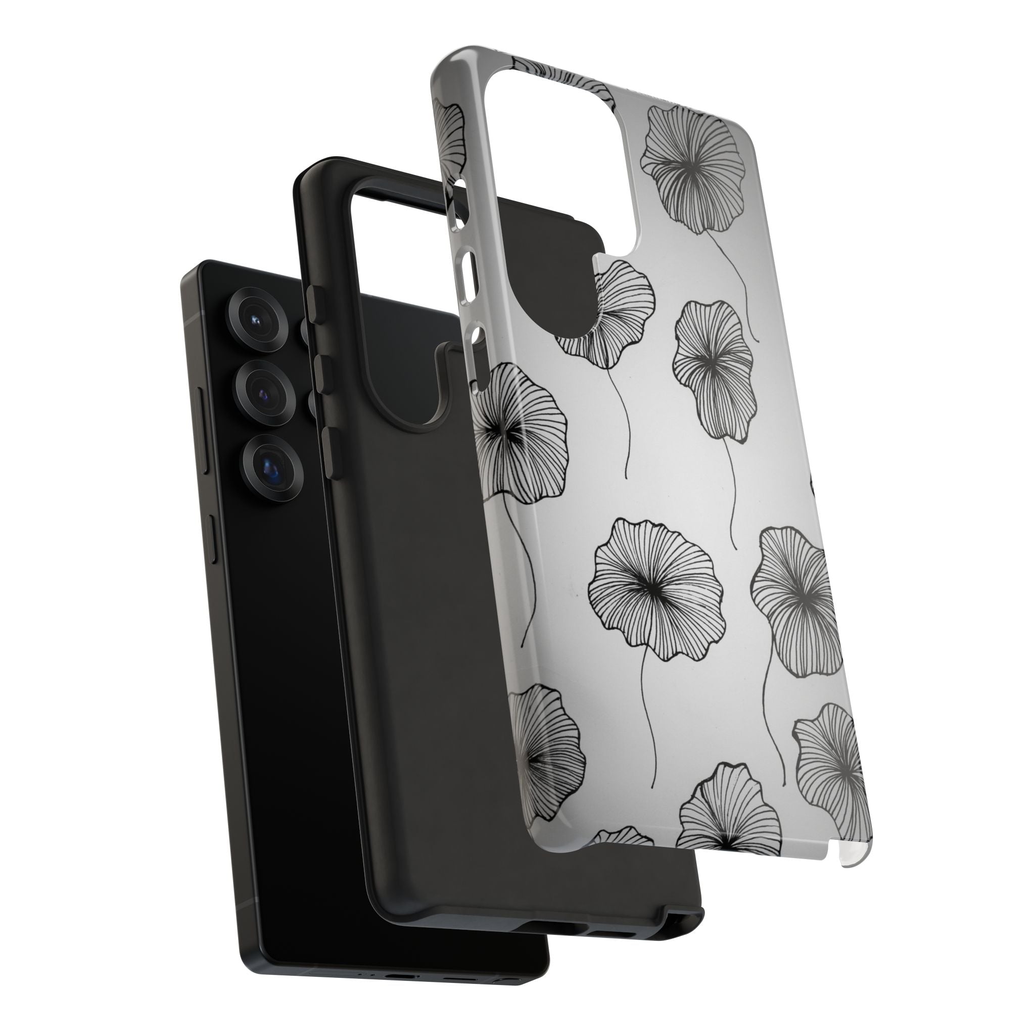 Floral Sketch Tough Phone Case