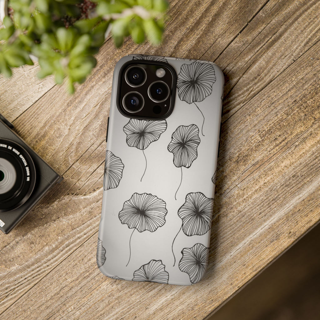 Floral Sketch Tough Phone Case