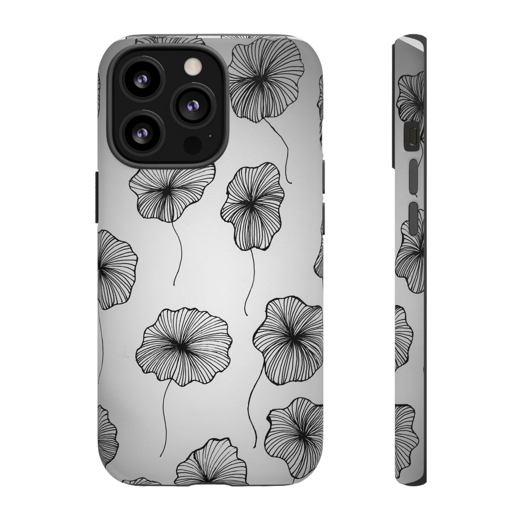 Floral Sketch Tough Phone Case