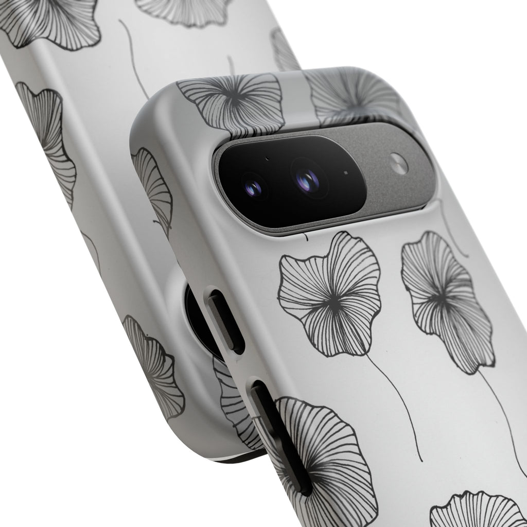 Floral Sketch Tough Phone Case