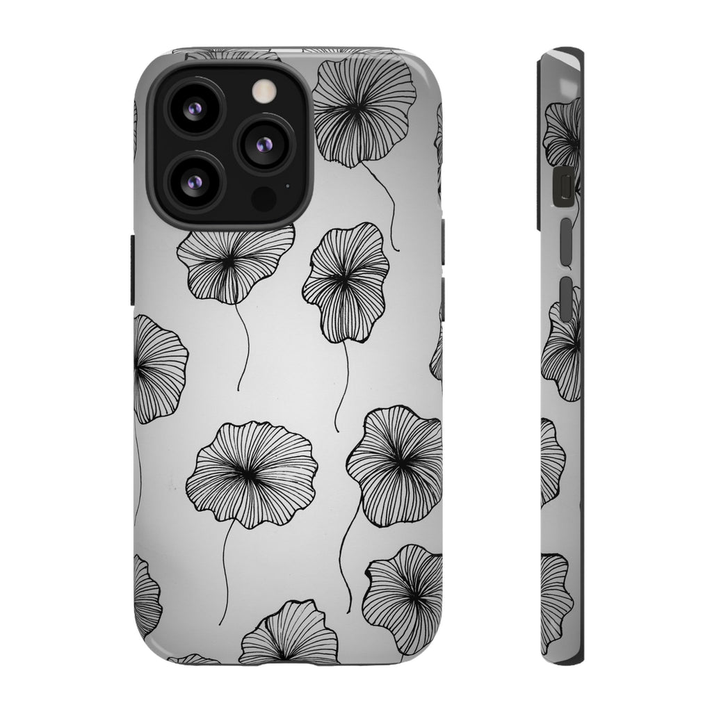 Floral Sketch Tough Phone Case