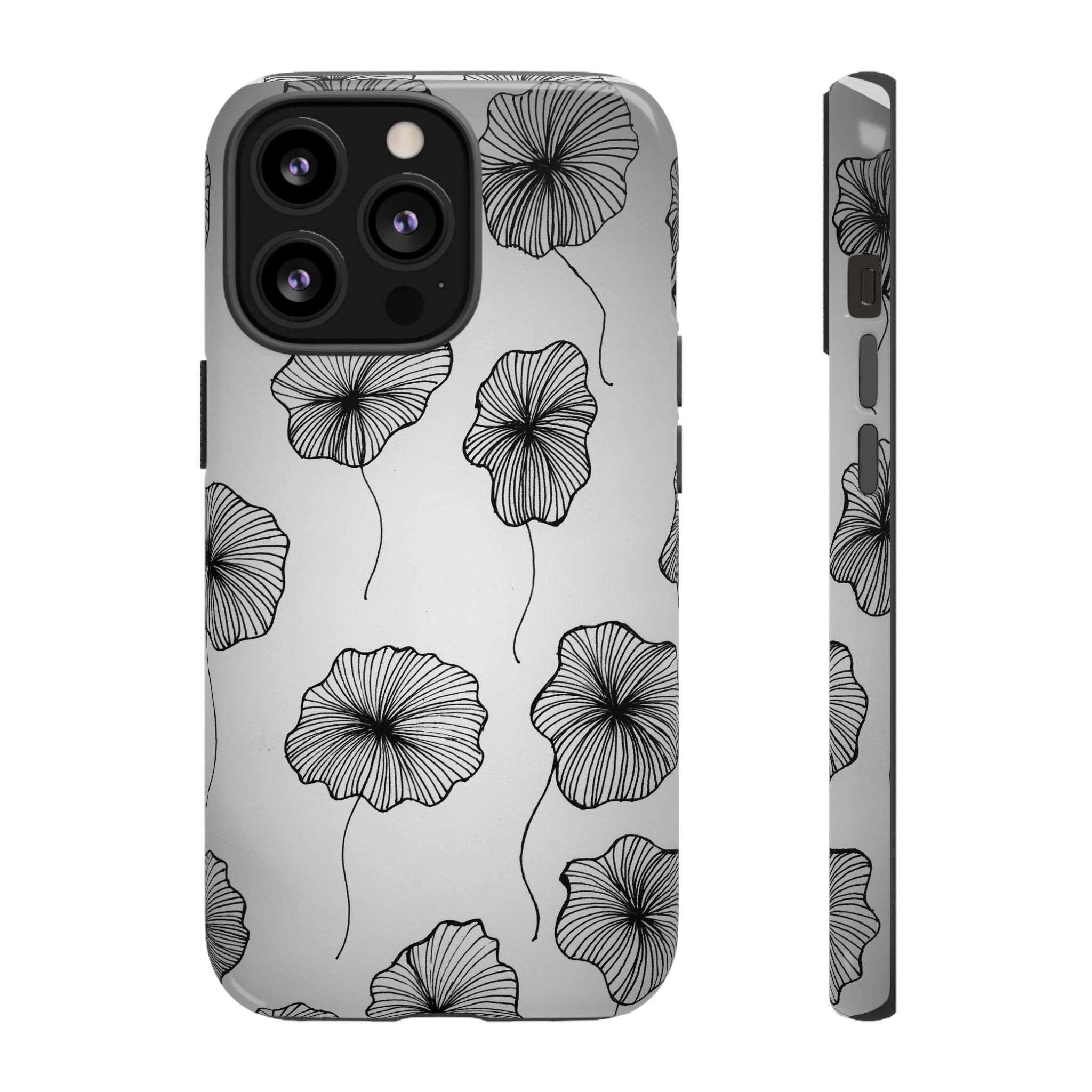 Floral Sketch Tough Phone Case