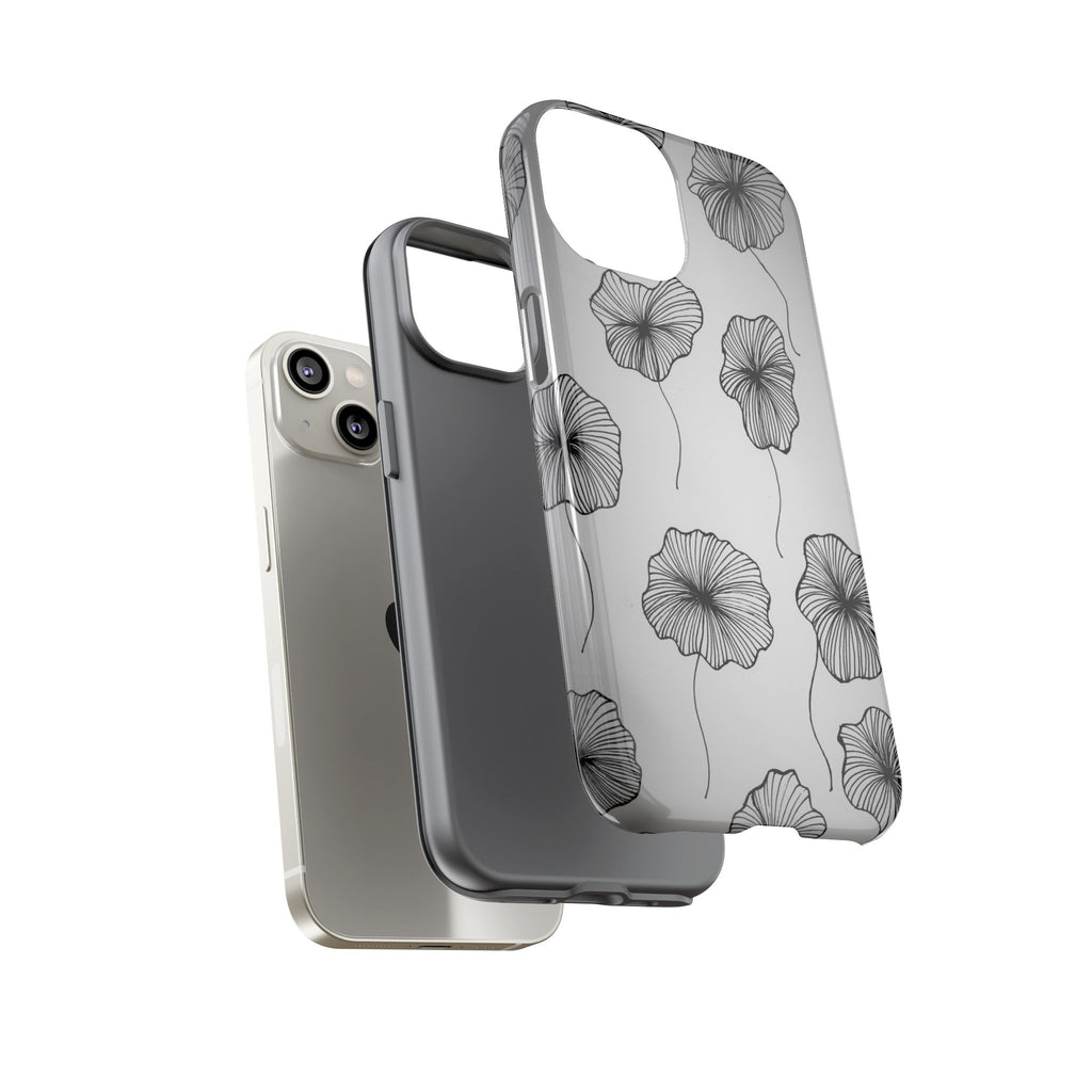 Floral Sketch Tough Phone Case