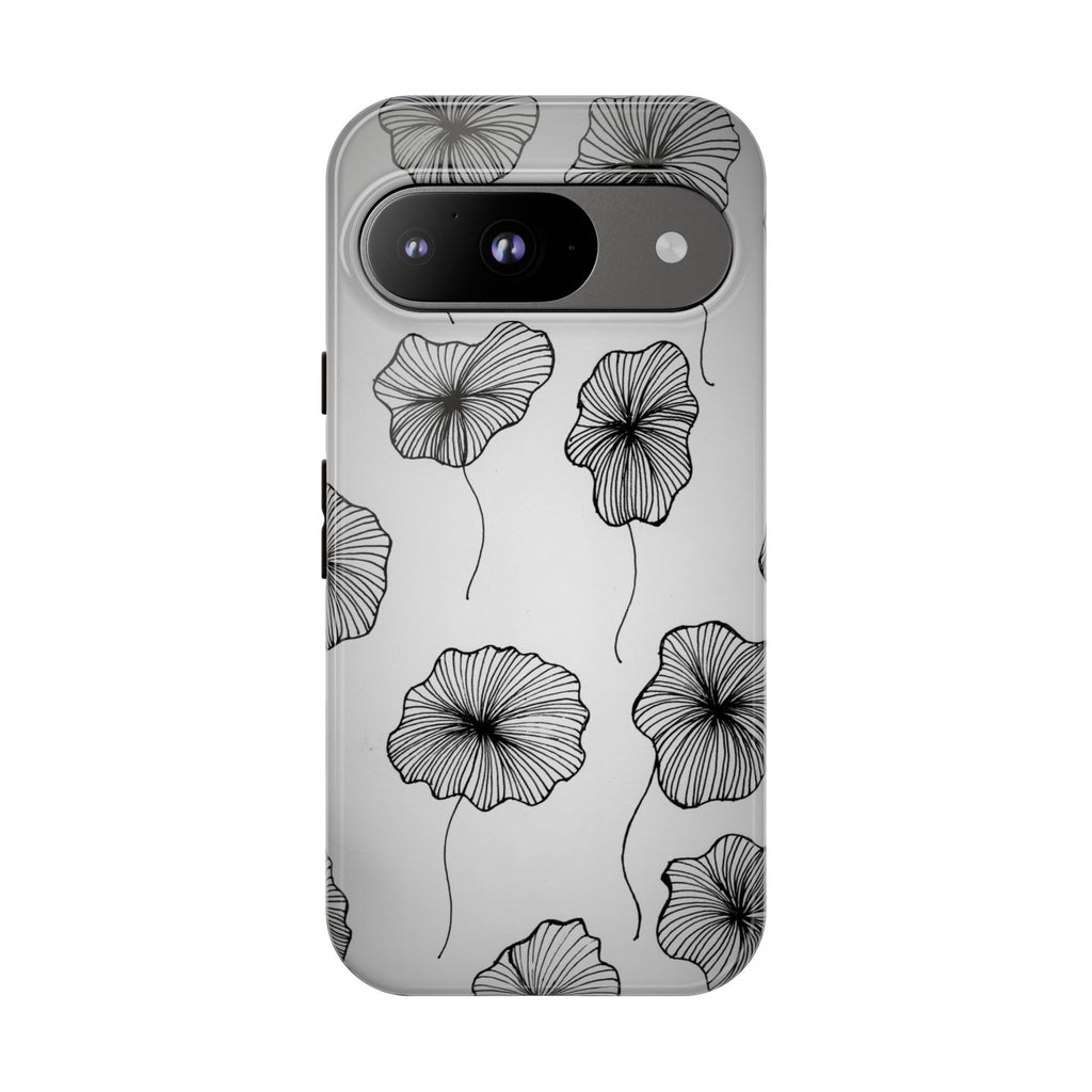 Floral Sketch Tough Phone Case